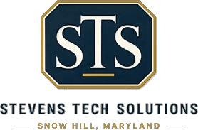 Stevens Tech Solutions logo for Snow Hill, Maryland