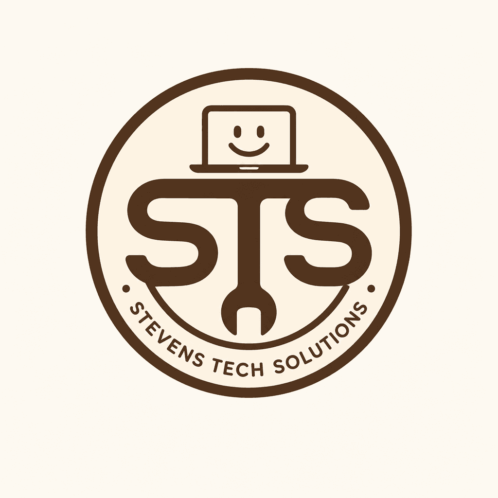 Stevens Tech Solutions temporary logo mark